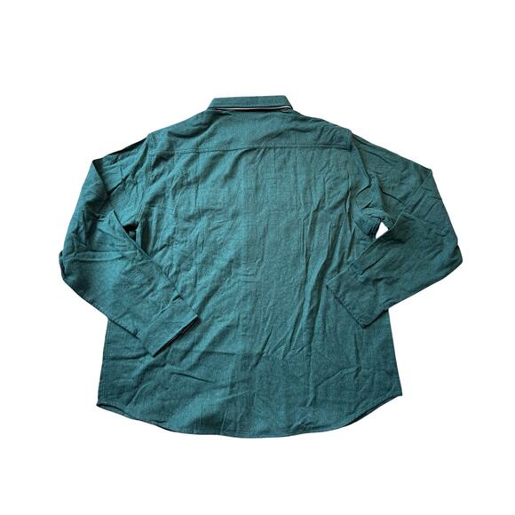CQR 2XL Long sleeve, button down, shirt, Heavy Green Flannel; NWT - Picture 2 of 11